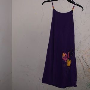Kids sundress purple